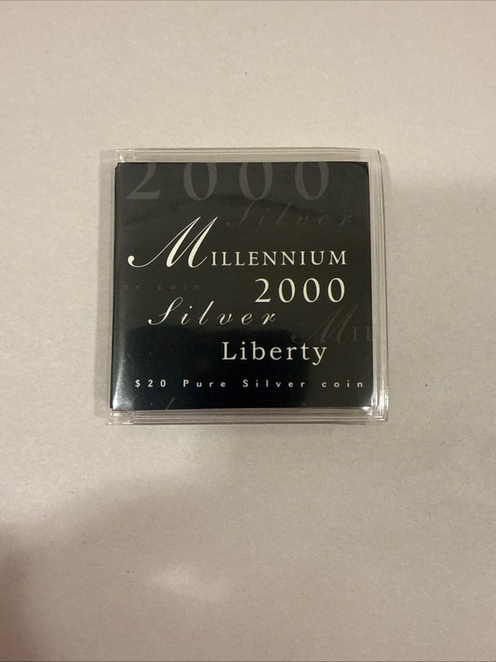 2000 Silver Liberty $20 99.9% silver round